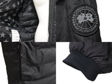 画像をギャラリービューアに読み込む, CANADA GOOSE カナダグース Ron Herman ロンハーマン スター切り替えダウンジャケット ナイロン サイズL 美品 中古 47056