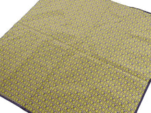 画像をギャラリービューアに読み込む, GUCCI グッチ 風呂敷 リバーシブル 創設90周年 GGマーク 総柄 レザー ファブリック イエロー ホワイト ブラウン 美品 中古 47072