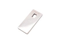 画像をギャラリービューアに読み込む, GUCCI グッチ プレート ネックレス シルバー925 ペンダントトップ ペンダント スクエアプレート 中古 47084