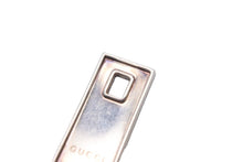 画像をギャラリービューアに読み込む, GUCCI グッチ プレート ネックレス シルバー925 ペンダントトップ ペンダント スクエアプレート 中古 47084