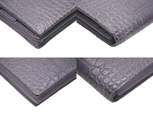 Load image into Gallery viewer, HERMES エルメス ベアン スフレ グレー □Q刻印 シルバー金具 長財布 美品 中古 47108