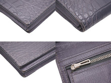 Load image into Gallery viewer, HERMES エルメス ベアン スフレ グレー □Q刻印 シルバー金具 長財布 美品 中古 47108