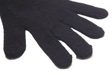 Load image into Gallery viewer, CHROME HEARTS クロムハーツ 手袋 gloves グローブ ロング カシミヤ ブラック シルバー金具 美品 中古 47150