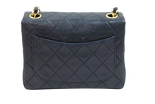 画像をギャラリービューアに読み込む, CHANEL シャネル ショルダーバッグ ミニマトラッセチェーンショルダー 1番台 ブラック ラムスキン ゴールド金具 美品 中古 47159