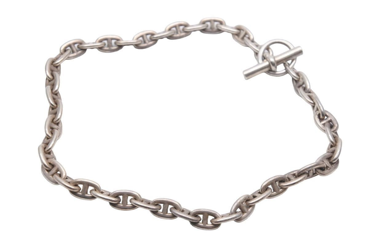 HERMES エルメス シェーヌダンクル ネックレス PM 43コマ 79.5g