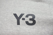 Load image into Gallery viewer, Y-3 ワイスリー ADIDAS アディダス プルオーバーパーカー フーディ ロゴ コットン グレー サイズXXL 美品 中古 47245