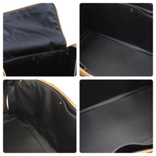 画像をギャラリービューアに読み込む, MCM エムシーエム MUNCHEN ロゴグラム ペット用 キャリーバッグ 小型 犬 猫 ライトブラウン 中古 47346