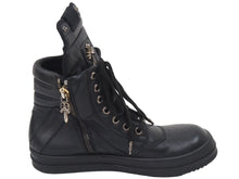 画像をギャラリービューアに読み込む, CHROME HEARTS×Rick Owens クロムハーツ リックオウエンス ジオバスケット スニーカー CHクロス サイズ43 美品 中古 47350