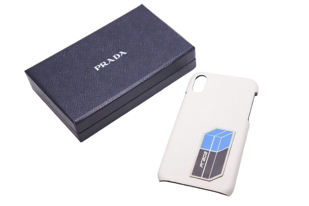 NEROGIALLO付属品新品　プラダ　PRADA iPhone X 対応　サフィアーノ2ZH058