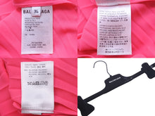 画像をギャラリービューアに読み込む, 極美品 BALENCIAGA バレンシアガ 2020年 625492 プリーツスカート ロングスカート ネオンピンク 36 中古 47362