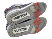 Load image into Gallery viewer, LOUIS VUITTON ルイヴィトン LVトレイナー ライン スニーカー 2022SS MS1200 カーフレザー サイズ7 1/2 良品 中古 47382