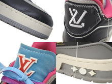 Load image into Gallery viewer, LOUIS VUITTON ルイヴィトン LVトレイナー ライン スニーカー 2022SS MS1200 カーフレザー サイズ7 1/2 良品 中古 47382