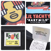 画像をギャラリービューアに読み込む, A BATHING APE エイプ ｘ LIL YACHTY リル・ヨッティー BABY MILO X LIL YACHTY TEE #2 Tシャツ 中古 47441