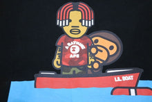 画像をギャラリービューアに読み込む, A BATHING APE エイプ ｘ LIL YACHTY リル・ヨッティー BABY MILO X LIL YACHTY TEE #2 Tシャツ 中古 47441