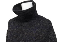 画像をギャラリービューアに読み込む, フェンディ FENDI ニット タートルネック トップス ウール アクリル サイズ44 ブラウン ブルー 中古 47460