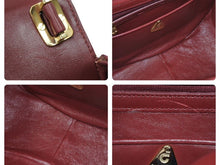 Load image into Gallery viewer, COMTESSE コムテッセ ハンドバック バック レッド がま口ポーチレザー 本革 中古 47524