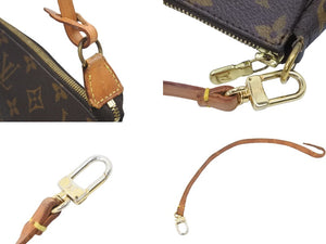 LouisVuitton ルイヴィトン アクセソワール ハンドバッグ アクセサリーポーチ M51980 AR1000 PVC ブラウン 美品 中古 47565