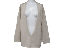 Load image into Gallery viewer, HERMES エルメス ニット マルジェラ期 ヴィンテージ トップス イタリア製 コットン ナイロン アイボリー サイズS 美品 中古 47579