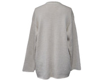 Load image into Gallery viewer, HERMES エルメス ニット マルジェラ期 ヴィンテージ トップス イタリア製 コットン ナイロン アイボリー サイズS 美品 中古 47579