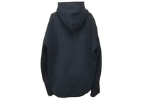 Load image into Gallery viewer, VLONE ヴィ―ローン ステープル フーディ ロゴ プルオーバー パーカー DRY CLEAN ONLY サイズL ブラック×オレンジ 美品 中古 47640