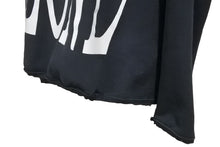 Load image into Gallery viewer, VLONE ヴィ―ローン ステープル フーディ ロゴ プルオーバー パーカー DRY CLEAN ONLY サイズL ブラック×オレンジ 美品 中古 47640