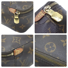 画像をギャラリービューアに読み込む, LOUIS VUITTON ルイヴィトン キューブドゥランジュモンPM 化粧ポーチ M43688 NZ2159 モノグラム PVC ブラウン 良品 中古 47734