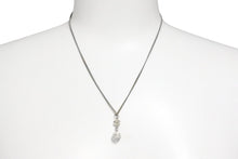 Load image into Gallery viewer, CHANEL シャネル ココマーク ミラーボールネックレス シルバー レディース チェーン ラインストーン 08V 5g 美品 中古 47746