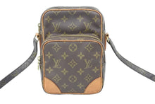 画像をギャラリービューアに読み込む, LOUIS VUITTON ルイヴィトン アマゾン ショルダーバッグ 斜めがけバッグ M45236 モノグラム ブラウン ゴールド金具 良品 中古 47758