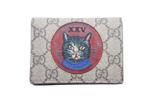 画像をギャラリービューアに読み込む, GUCCI グッチ 二つ折り財布 コピー キャット GGスプリーム 499380 9F28G 9753 ゴールド金具 美品 中古 47759