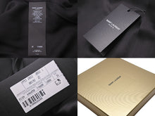 画像をギャラリービューアに読み込む, 極美品 SAINT LAURENT サンローラン シルク 長袖シャツ ブラック トップス 01SN 646850 サイズ36 中古 47784