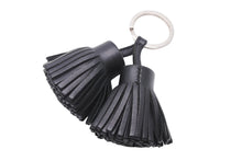 Load image into Gallery viewer, HERMES エルメス キーホルダー キーチャーム カルメン ウノドス アニョーミロ ブラック シルバー金具 美品 中古 47795