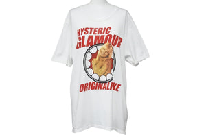 HYSTERIC GLAMOUR ヒステリックグラマー 半袖Ｔシャツ プリントT ガールプリント 0212CT22 サイズL ホワイト 美品 中古  47802 – Casanova Vintage