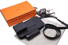 Load image into Gallery viewer, 新品未使用 HERMES エルメス エルメスウェイ 携帯ケース ショルダー スマホケース 2021-2022AW シェーヴルミゾール ブラック 47845