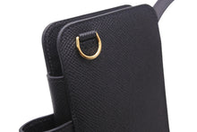 Load image into Gallery viewer, 新品未使用 HERMES エルメス エルメスウェイ 携帯ケース ショルダー スマホケース 2021-2022AW シェーヴルミゾール ブラック 47845