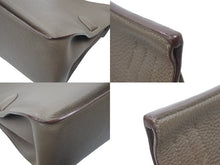 Load image into Gallery viewer, エルメス HERMES ジプシエール34 □P刻 エトゥープ ゴールド シルバー金具 ショルダーバッグ 良品 中古 47848