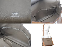 Load image into Gallery viewer, エルメス HERMES ジプシエール34 □P刻 エトゥープ ゴールド シルバー金具 ショルダーバッグ 良品 中古 47848