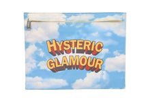 画像をギャラリービューアに読み込む, HYSTERIC GLAMOUR ヒステリックグラマー クラッチバッグ 空柄 マルチカラー シルバー金具 ユニセックス 美品 中古 47897
