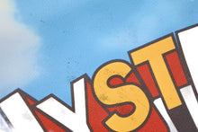 画像をギャラリービューアに読み込む, HYSTERIC GLAMOUR ヒステリックグラマー クラッチバッグ 空柄 マルチカラー シルバー金具 ユニセックス 美品 中古 47897