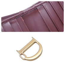 Load image into Gallery viewer, Christian Dior クリスチャンディオール トロッター サドル二つ折り財布 総ロゴ D金具 02LU 中古 47959