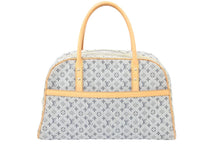 画像をギャラリービューアに読み込む, LOUIS VUITTON ルイ ヴィトン モノグラムミニ マリー ハンドバッグ ミニボストンバッグ キャンバス ブルー M92003 中古 47967