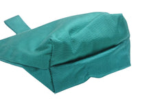 Load image into Gallery viewer, CELINE セリーヌ ミニポーチ ハンドバッグ 小物入れ サークルロゴ キャンバス GP グリーン ゴールド金具 美品 中古 47982