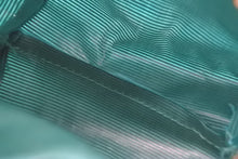 Load image into Gallery viewer, CELINE セリーヌ ミニポーチ ハンドバッグ 小物入れ サークルロゴ キャンバス GP グリーン ゴールド金具 美品 中古 47982