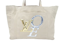 Load image into Gallery viewer, LOUIS VUITTON ルイ・ヴィトン ザッツラブ トートPM エクリュ トートバッグ ベージュ コットンキャンバス M95468 良好 中古 47993