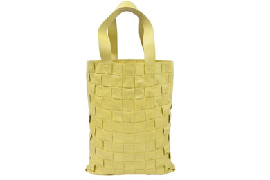 BOTTEGAVENETA ボッテガヴェネタ トートバッグ ポーチ 保存袋付き イエロー 629070 VCQ71 中古品 48005