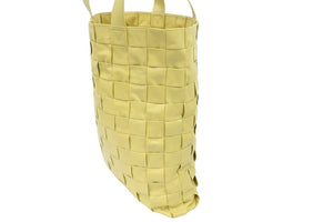 BOTTEGAVENETA ボッテガヴェネタ トートバッグ ポーチ 保存袋付き イエロー 629070 VCQ71 中古品 48005