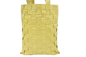 BOTTEGAVENETA ボッテガヴェネタ トートバッグ ポーチ 保存袋付き イエロー 629070 VCQ71 中古品 48005