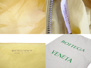 BOTTEGAVENETA ボッテガヴェネタ トートバッグ ポーチ 保存袋付き イエロー 629070 VCQ71 中古品 48005