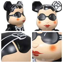 画像をギャラリービューアに読み込む, 世界限定 激レア CHANEL シャネル BE@RBRICK ベアブリック 1000% MEDICOMTOY メディコムトイ カメリア フィギュア 中古 48073