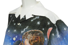 Load image into Gallery viewer, 極美品 PRADA プラダ Impossible True Love インポッシブルトゥルーラブ 2016AW 半袖 レーヨン マルチカラー サイズXS 中古 48085