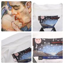 Load image into Gallery viewer, 極美品 PRADA プラダ Impossible True Love インポッシブルトゥルーラブ 2016AW 半袖 レーヨン マルチカラー サイズXS 中古 48085